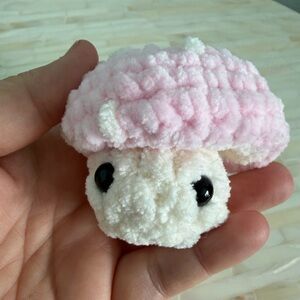 Large Pink Popping Mushroom